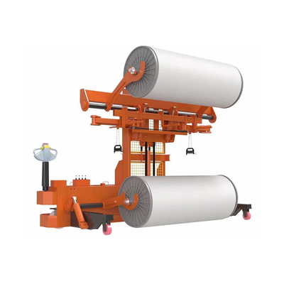 100mm Twin Warp Beam Trolley Electric Knitting Top Beam Harness Frame Transporting Truck